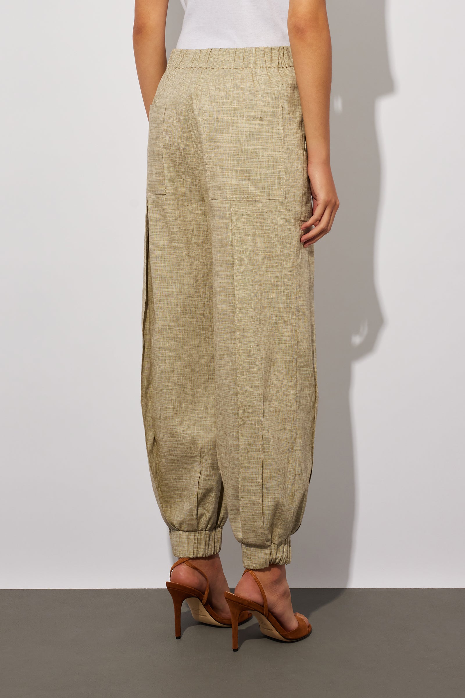 .TROUSERS WITH ELASTIC CUFFS