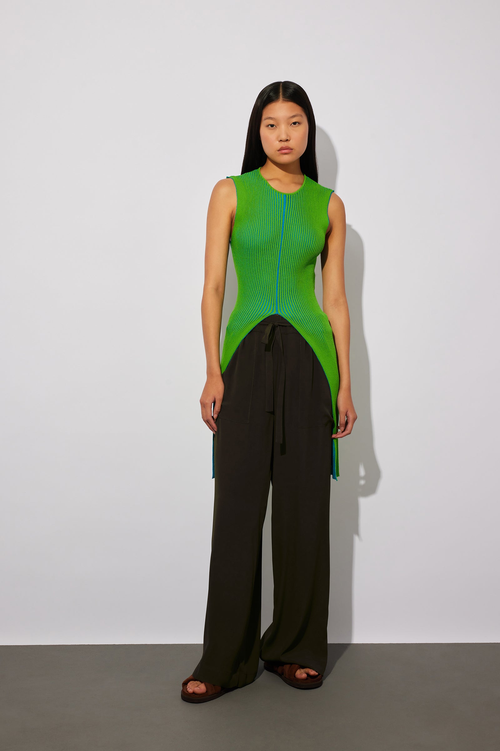PALAZZO TROUSERS WITH POCKETS