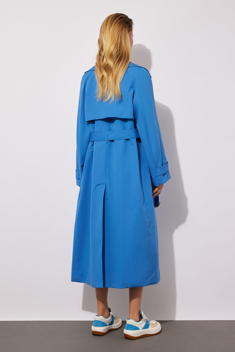 POPLIN TRENCH COAT
