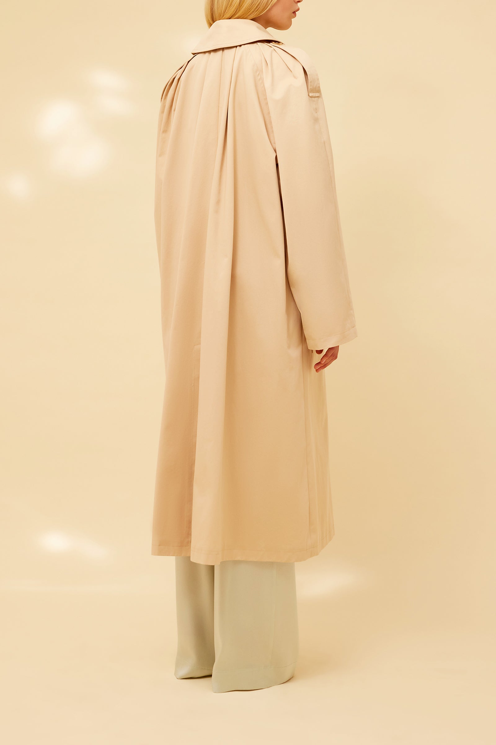 GABARDINE TRENCH COAT