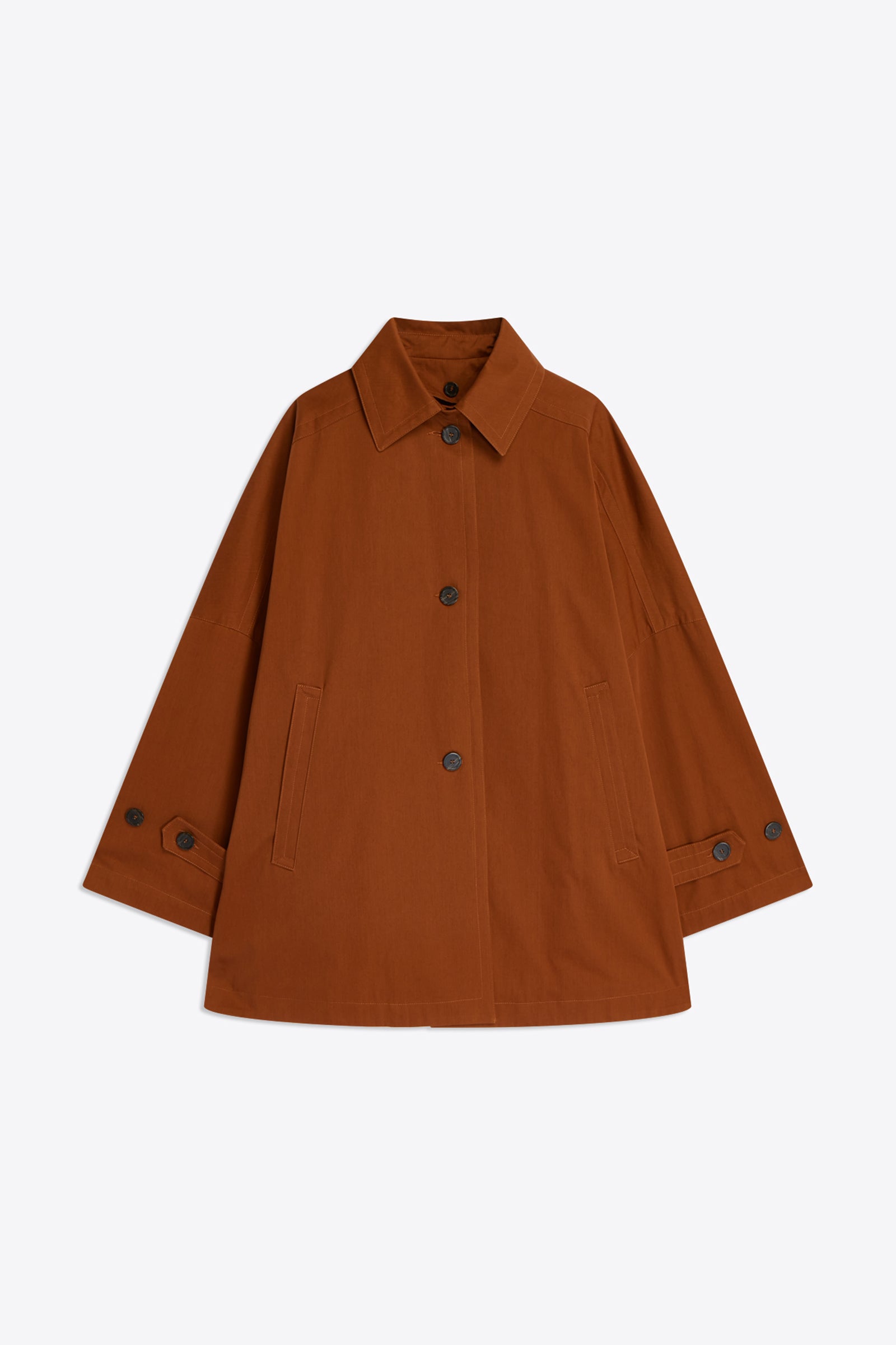 GABARDINE OVERSIZE TRENCH COAT