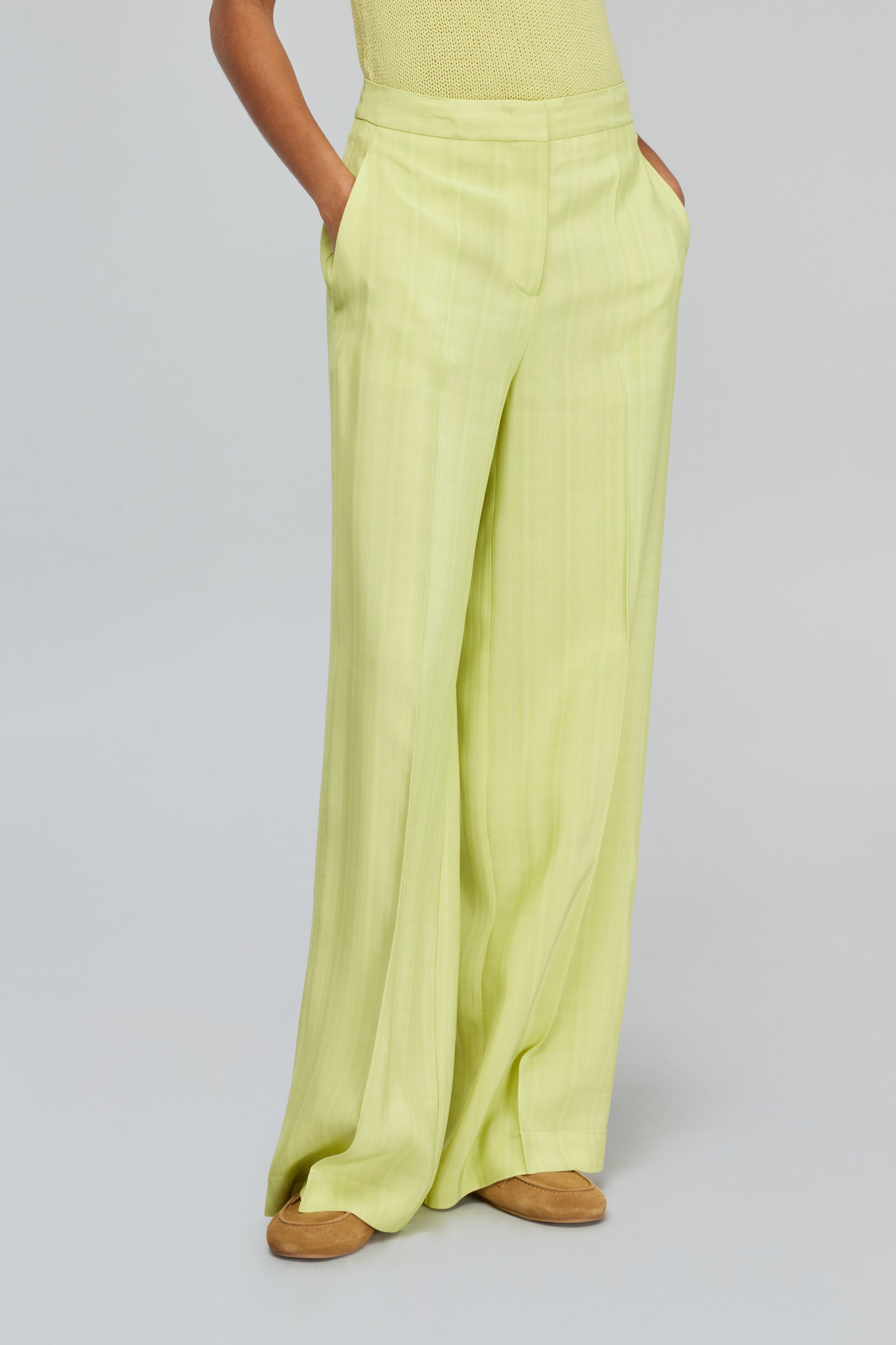 パンツ SEMICOUTURE Marlee viscose partial lined trousers Rosa SEMICOUTURE | Pants & Jumpsuits | Semicouture Marlee Viscose