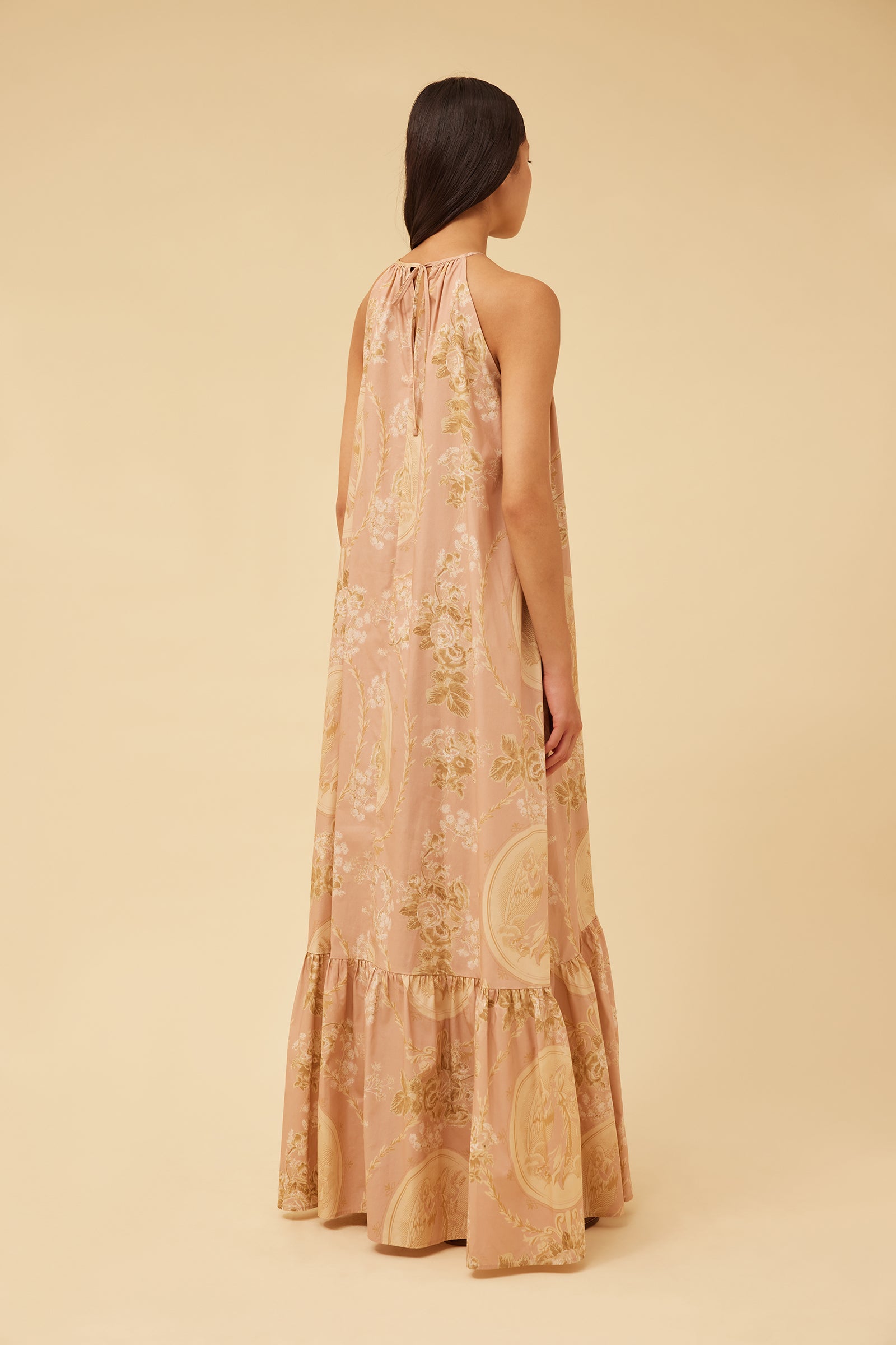 Ceramic print long dress | semicouture Ceramic print long dress | semicouture