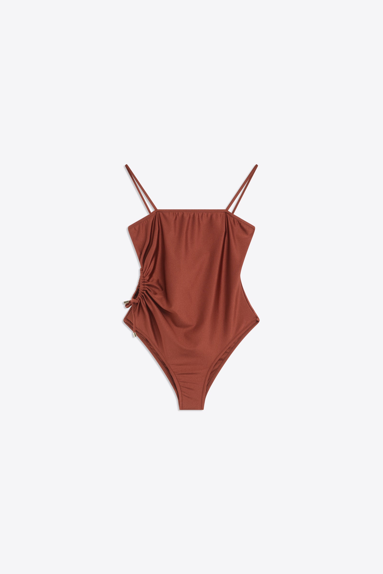 ONE-PIECE SWIMSUIT WITH DRAWSTRING