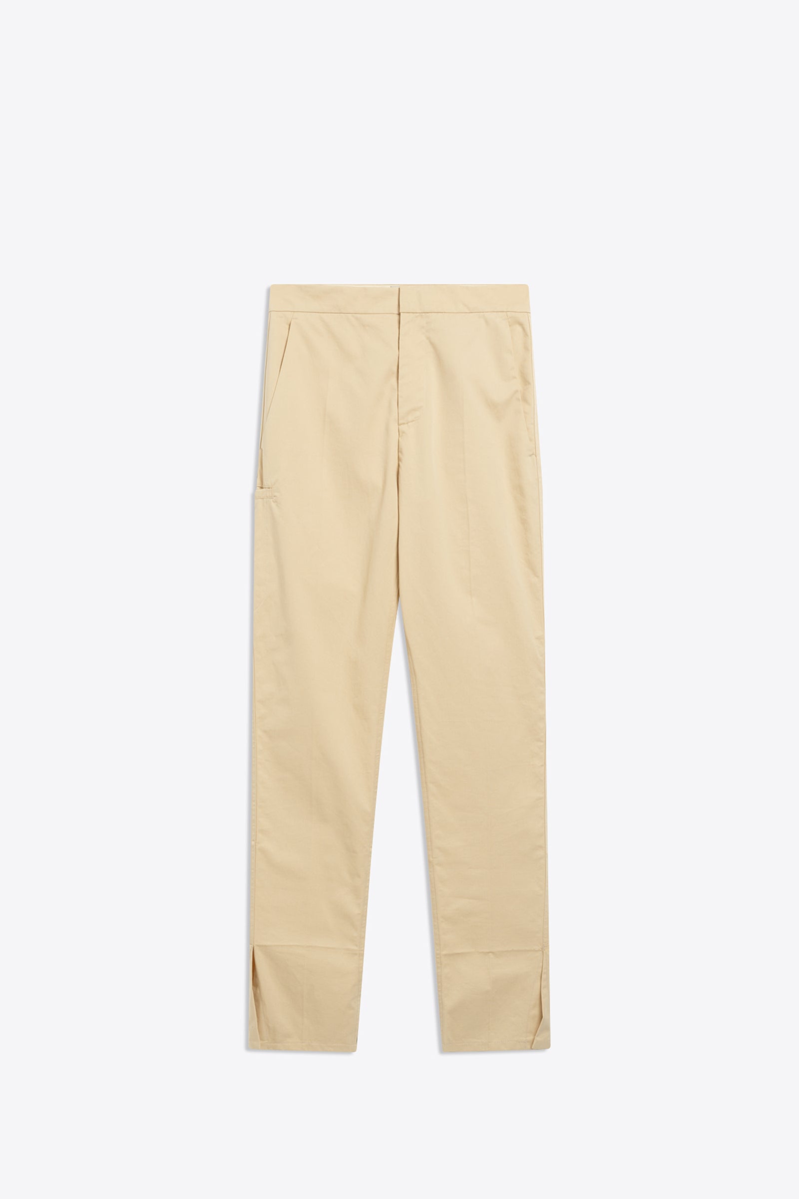 GABARDINE TROUSERS WITH SNAP BUTTONS